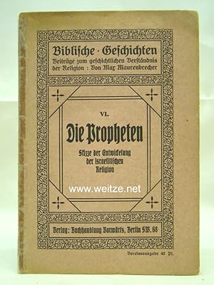 Seller image for Biblische Geschichten - Beitrge zum geschichtlichen Verstndnis der Religion, for sale by Antiquariat Ehbrecht - Preis inkl. MwSt.