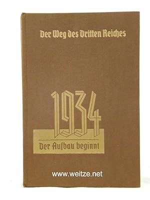 Bild des Verkufers fr Der Weg des Dritten Reiches - Band 2: Der Aufbau beginnt, zum Verkauf von Antiquariat Ehbrecht - Preis inkl. MwSt.