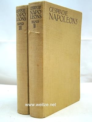 Bild des Verkufers fr Gesprche Napoleons des Ersten, zum Verkauf von Antiquariat Ehbrecht - Preis inkl. MwSt.