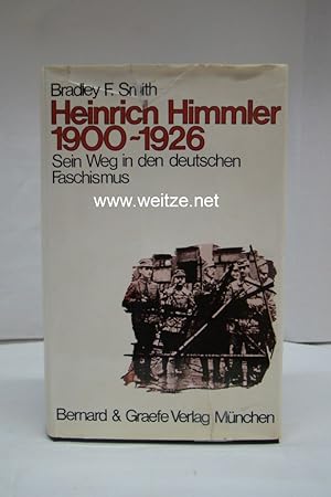 Bild des Verkufers fr Heinrich Himmler 1900-1926, zum Verkauf von Antiquariat Ehbrecht - Preis inkl. MwSt.