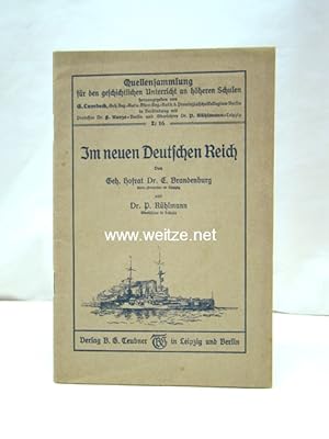 Bild des Verkufers fr Im neuen Deutschen Reich, zum Verkauf von Antiquariat Ehbrecht - Preis inkl. MwSt.