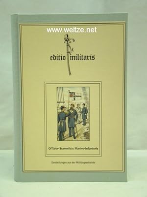 Offizier-Stammliste der Marine-Infanterie 1904 mit 3 Nachträgen bis 1911.