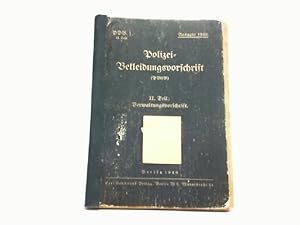 Bild des Verkufers fr PDV. 1 - Polizei-Bekleidungsvorschrift II. Teil: Verwaltungsvorschrift, zum Verkauf von Antiquariat Ehbrecht - Preis inkl. MwSt.