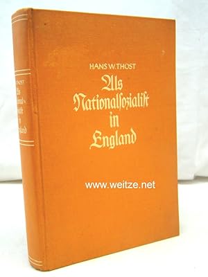 Seller image for Als Nationalsozialist in England, for sale by Antiquariat Ehbrecht - Preis inkl. MwSt.