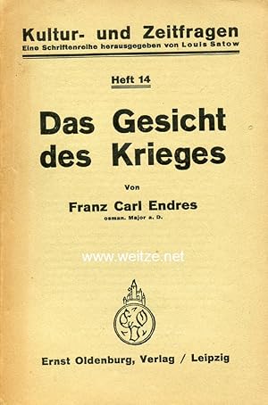 Seller image for Das Gesicht des Krieges, for sale by Antiquariat Ehbrecht - Preis inkl. MwSt.