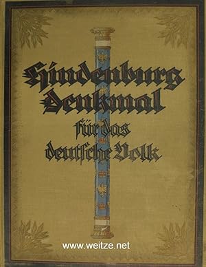 Seller image for Hindenburg-Denkmal fr das deutsche Volk, for sale by Antiquariat Ehbrecht - Preis inkl. MwSt.