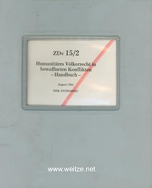 Bild des Verkufers fr ZDv 15/3 Humanitres Vlkerrecht in bewaffneten Konflikten - Textsammlung - August 1991, zum Verkauf von Antiquariat Ehbrecht - Preis inkl. MwSt.