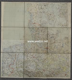 Luftnavigations-Karte - Luftdienstkommando 1/11 Hamburg-Fuhlsbüttel,