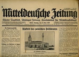 Bild des Verkufers fr Erfurter Tagesblatt, Thringer Zeitung, Handelsblatt fr Mitteldeutschland, zum Verkauf von Antiquariat Ehbrecht - Preis inkl. MwSt.