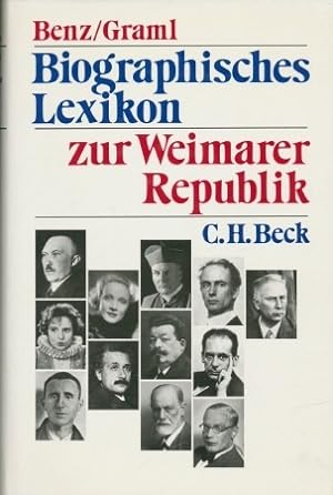 Bild des Verkufers fr Biographisches Lexikon zur Weimarer Republik, zum Verkauf von Antiquariat Ehbrecht - Preis inkl. MwSt.