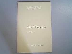 Immagine del venditore per Arthur Honegger. Hundertzweiundsechzistes Neujharsblatt der Allgemeinen Musikgesellschaft Zrich auf das Jahr 1978. venduto da Antiquariat Bookfarm