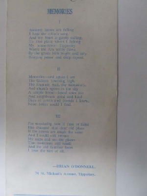 Bild des Verkufers fr 4 Poems by Brian O'Donnell zum Verkauf von Kennys Bookstore