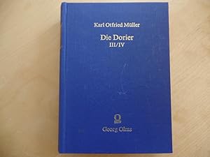 Die Dorier, Buch III/IV