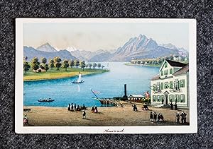 Bild des Verkufers fr Kolorierte Aquatinta-Ansicht. zum Verkauf von Antiquariat Thomas Rezek