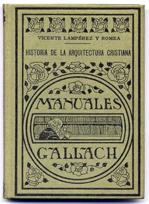 Seller image for Historia de la Arquitectura Cristiana. for sale by Hesperia Libros