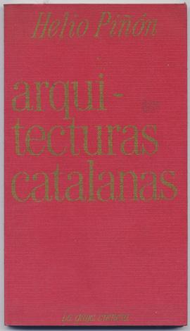 Imagen del vendedor de Arquitecturas catalanas. a la venta por Hesperia Libros