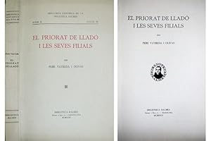 Imagen del vendedor de El Priorat de Llad i les seves filials. a la venta por Hesperia Libros