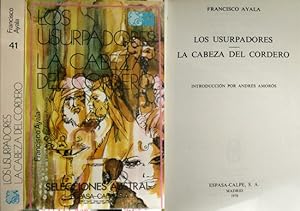Bild des Verkufers fr Los Usurpadores. La cabeza del cordero. Introduccin por Andrs Amors. zum Verkauf von Hesperia Libros