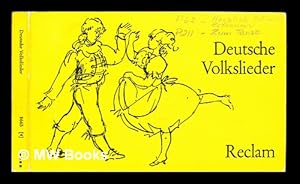 Imagen del vendedor de Deutsche Volkslieder; 168 Volkslieder und volkstmliche Lieder a la venta por MW Books