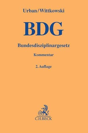 Image du vendeur pour Bundesdisziplinargesetz mis en vente par BuchWeltWeit Ludwig Meier e.K.