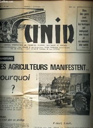 Image du vendeur pour UNIR - N124 - mars 1982 / Des agriculteurs manifestent . pourquoi? / Jener? / Walkman / Au dela des sectes etc. mis en vente par Le-Livre