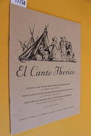 Image du vendeur pour El Canto Iberico. Lieder und Tnze der Pyrenenhalbinsel in dreistimmigem Satz fr Sopran-, Alt- und Tenorblockflte, auch Fidel- oder Gambentrio, Heft 2 (Weisen aus Spanien, Katalonien, Baskenland und Portugal) - Songs and Dances from the Pyrenean Peninsula - Chanson et danses de la pninsule ibrique (Edition Nagel 569) mis en vente par Antiquariat Tintentraum