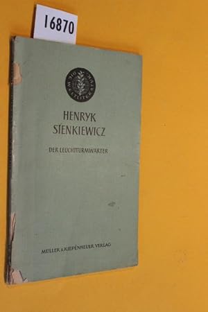 Immagine del venditore per Der Leuchtturmwrter. Novelle. venduto da Antiquariat Tintentraum