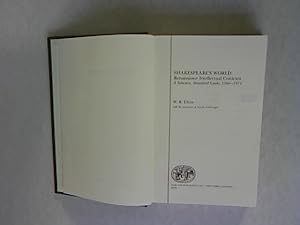 Bild des Verkufers fr Shakespeare's World: Renaissance Intellectual Contexts: A Selective, Annotated Guide, 1966-1971. zum Verkauf von Antiquariat Bookfarm