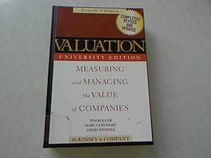 Image du vendeur pour Valuation. Measuring and Managing the Value of Companies. mis en vente par Antiquariat Bookfarm