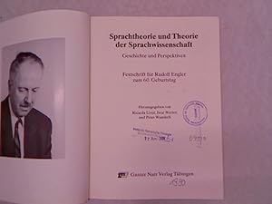 Seller image for Sprachtheorie und Theorie der Sprachwissenschaft: Geschichte und Perspektiven. Festschrift fr Rudolf Engler zum 60. Geburtstag. for sale by Antiquariat Bookfarm