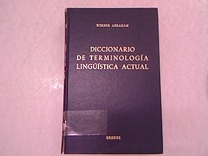 Bild des Verkufers fr Diccionario de Terminologia Linguistica Actual. zum Verkauf von Antiquariat Bookfarm