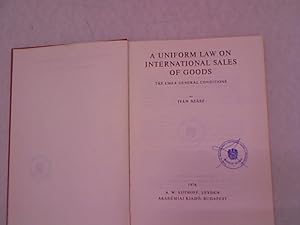 Bild des Verkufers fr A uniform law on international sales of goods: The CMEA General Conditions. zum Verkauf von Antiquariat Bookfarm
