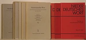 Seller image for Niederdeutsches Wort. Kleine Beitrge zur niederdeutschen Mundart- und Namenkunde. Band 1, 2, 5, 8, 9, 10, 13, 25, 27. Zus. 9 Bnde (in 11 Heften). for sale by Antiquariat  Braun
