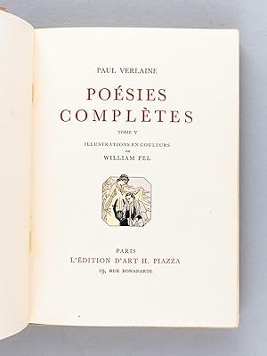 Imagen del vendedor de Posies Compltes. Tome V a la venta por Librairie du Cardinal