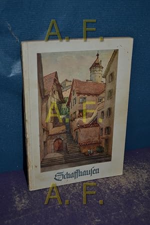 Image du vendeur pour Wegweiser zu den Sehenswrdigkeiten der Stadt Schaffhausen. mis en vente par Antiquarische Fundgrube e.U.