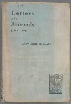 Seller image for Letters and Journals (1797 - 1801} for sale by Chapter 1