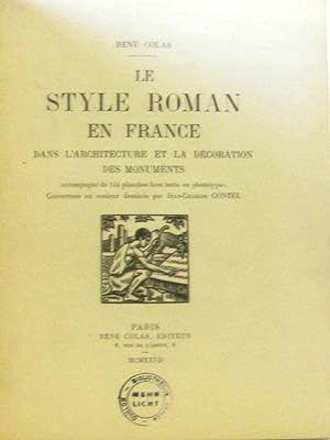 Le style roman en France dans l'architecture et la décoration des monuments