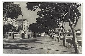 Original Photograph of Macau - "Fine houses and picturesque Government Offices line the Pria Grande"