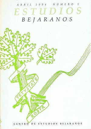 Imagen del vendedor de ESTUDIOS BEJARANOS. Ao I. Nm 1. Abril (Marzo?) 1994 a la venta por Librera Torren de Rueda