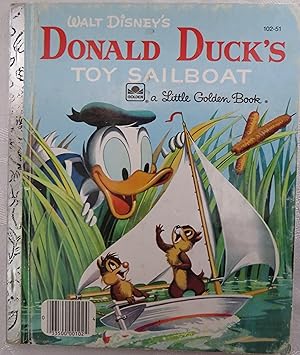 Bild des Verkufers fr Walt Disney's DONALD DUCK'S TOY SAILBOAT (a Little Golden Book) zum Verkauf von Book Catch & Release