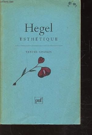 Seller image for HEGEL ESTHETIQUE for sale by Le-Livre