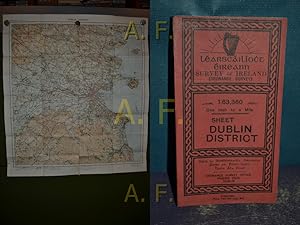 Bild des Verkufers fr Dublin District, Survey of Ireland (Ordnance Survey), Sheet, 1 : 63.360 (ca. 68,5 x 76 cm) zum Verkauf von Antiquarische Fundgrube e.U.