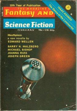 Bild des Verkufers fr The Magazine of FANTASY AND SCIENCE FICTION (F&SF): February, Feb. 1974 zum Verkauf von Books from the Crypt