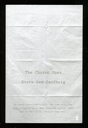 Seller image for The Chosen Ones; SIGNED 1st/1st for sale by Blaeberry Books