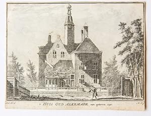 't Huis Oud Alkemade, van agteren. 1730.