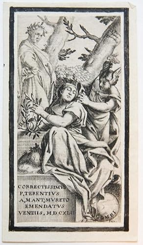 [Antique title page, 1642] CORRECTISSIMVS P. TERENTIVS A. M ANT MORETO EMENDATVS VENETIIS MDCXLII...