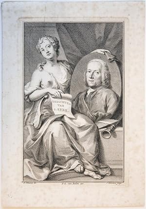 [Antique title page, 1755] GEDICHTEN VAN J. SPEX / Portret van Jacob Spex, published 1755, 1 p.