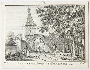 Zeddamsche Poort te 's Heerenberg. 1743