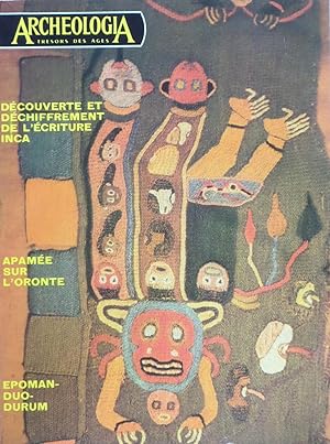 Image du vendeur pour ARCHEOLOGIA Trsors des Ages N 62 Septembre 1973 Dcouverte et dchiffrement de l'criture inca / Apame sur l'Oronte mis en vente par Bouquinerie L'Ivre Livre