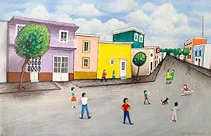 Imagen del vendedor de Street Scene for a Projected Book to be Entitled "My Mexico." Signed. a la venta por Wittenborn Art Books